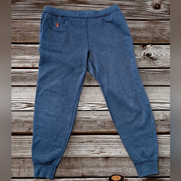 Ralph Lauren Other - Polo Ralph Lauren Men's M Blue Jogger sweat Pants Drawstring Leg Pockets size M